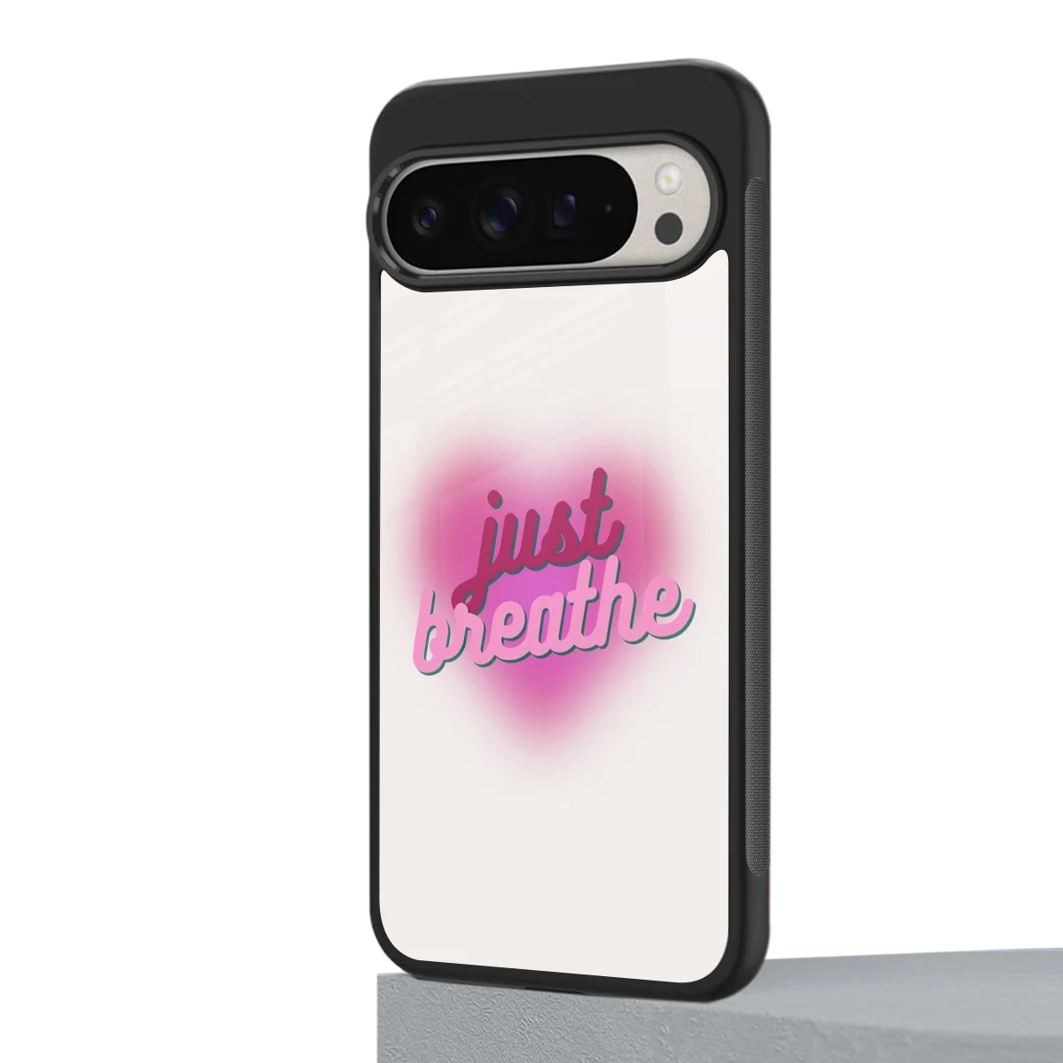 Just Breathe google pixel 9 pro mobile cover | shockproof glass phone case