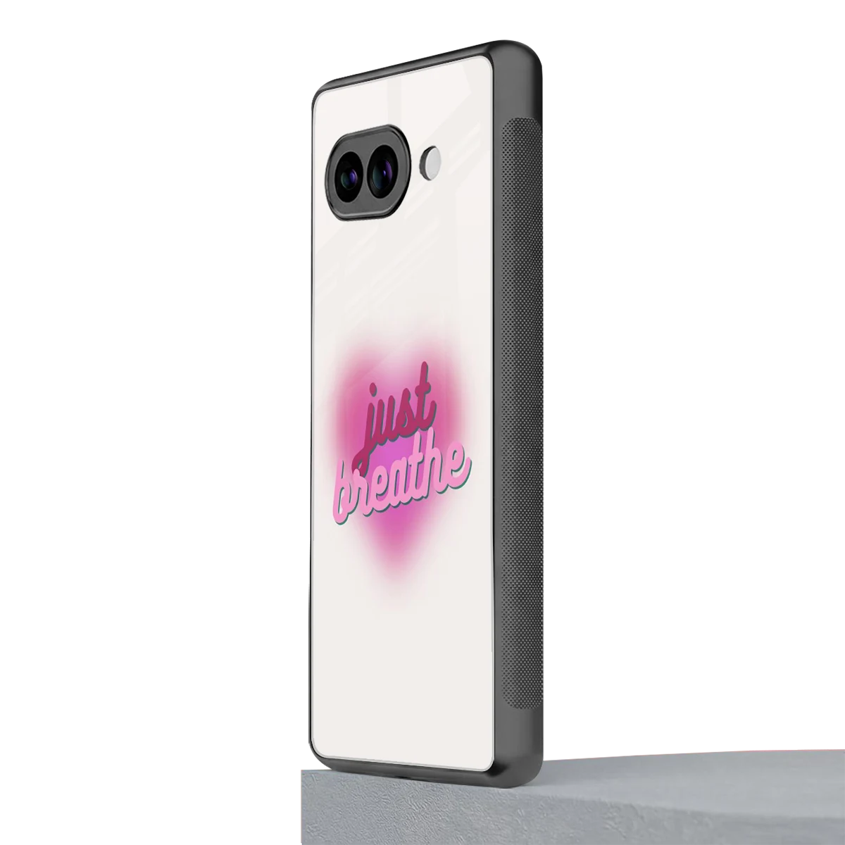 Just Breathe google pixel 10a mobile cover | shockproof glass phone case