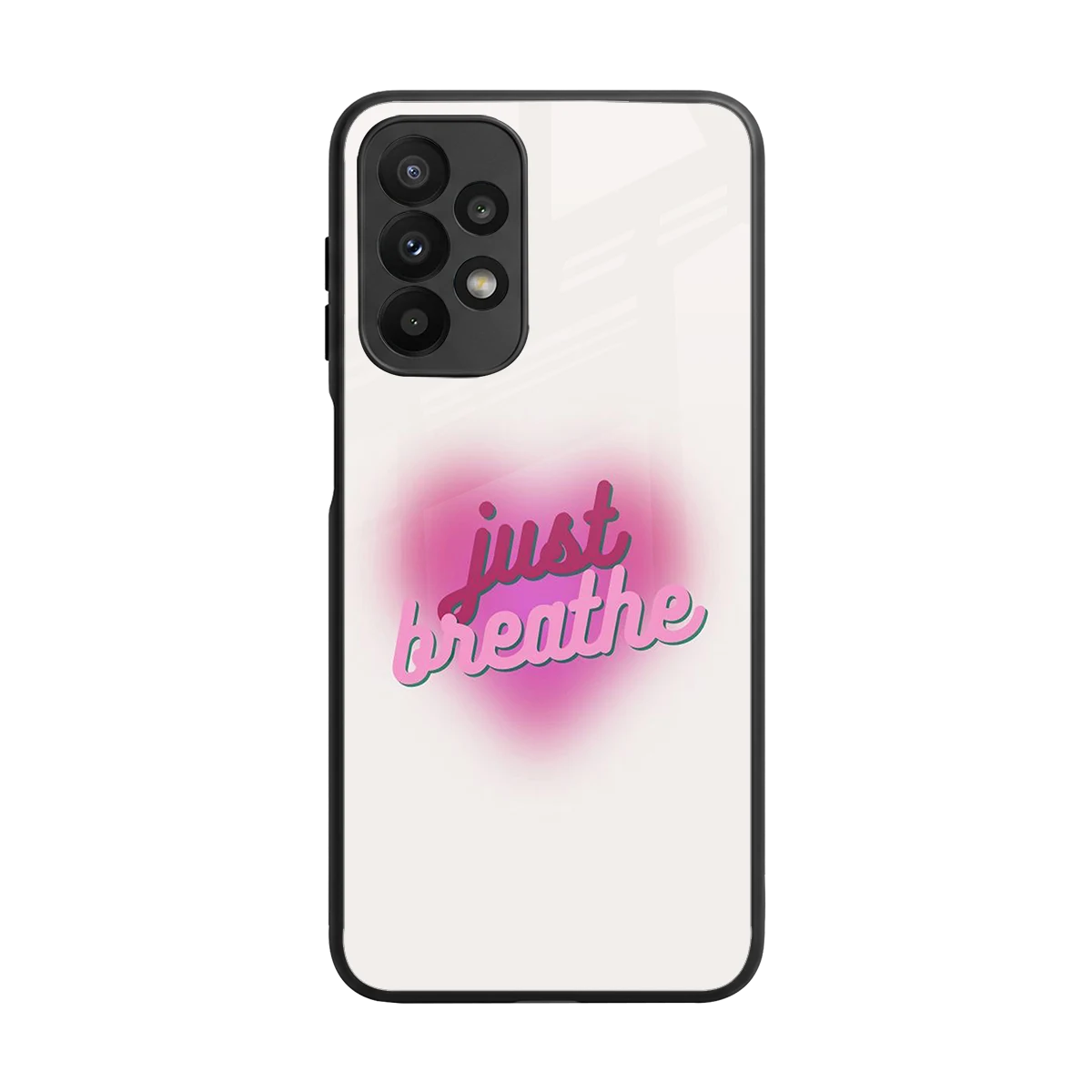 Just Breathe back phone cover | glass case for samsung galaxy a23