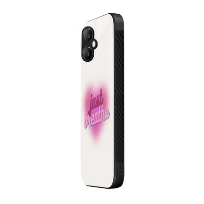 Just Breathe samsung galaxy a06 5g mobile cover | shockproof glass phone case