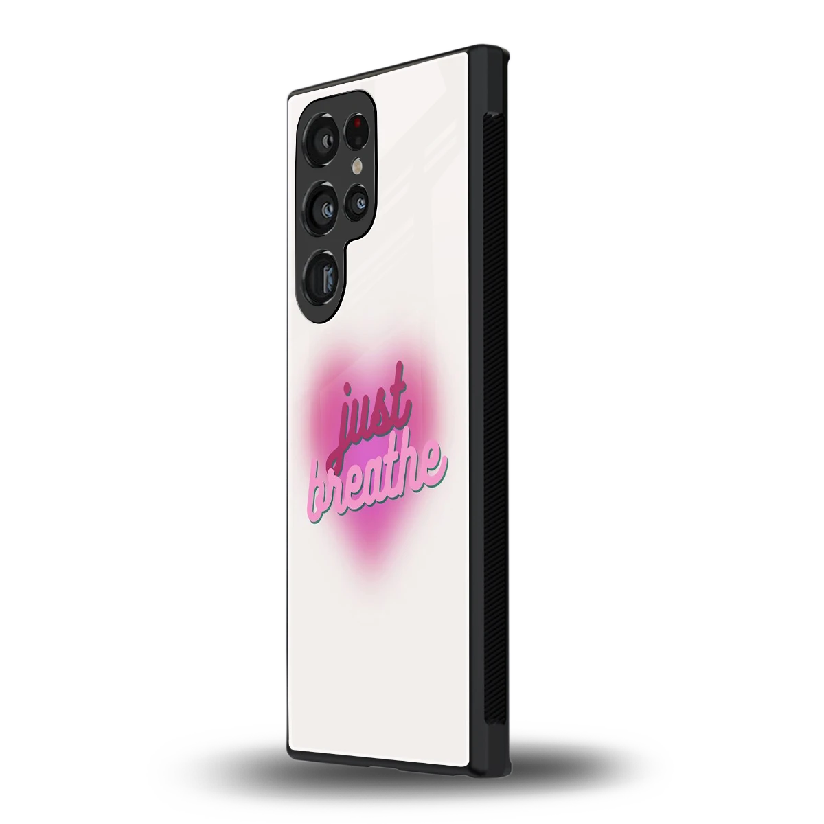 Just Breathe samsung galaxy s24 ultra mobile cover | shockproof glass phone case