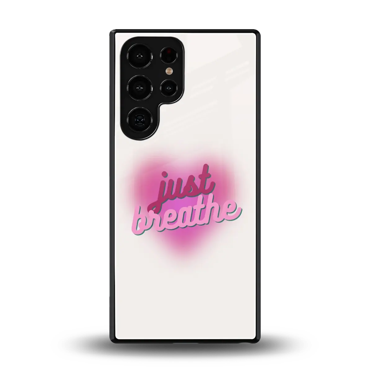 Just Breathe back phone cover | glass case for samsung galaxy s25 ultra
