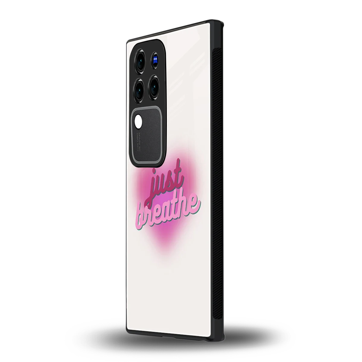 Just Breathevivo v30 pro mobile cover | shockproof glass phone case
