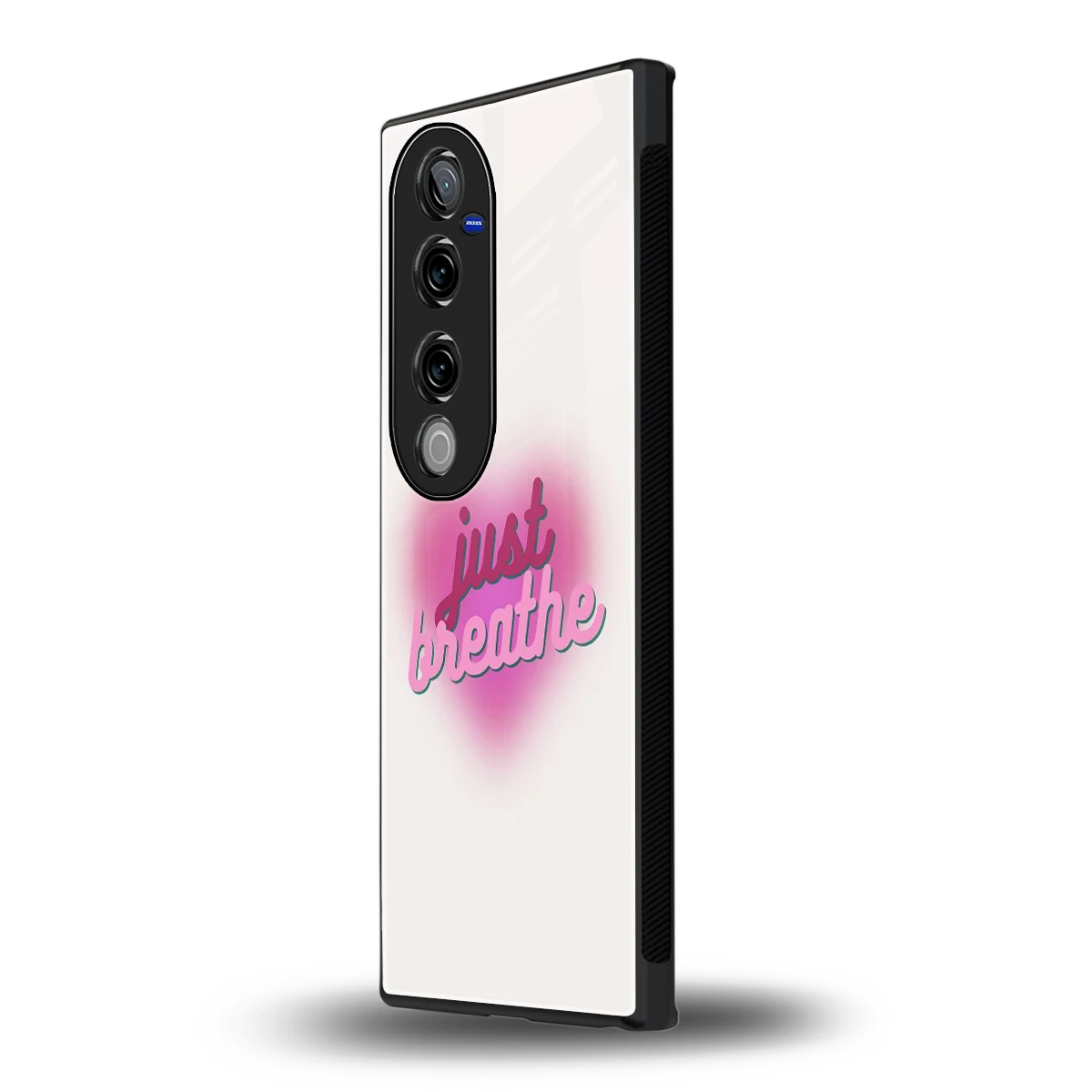 Just Breathe vivo v40 pro mobile cover | shockproof glass phone case