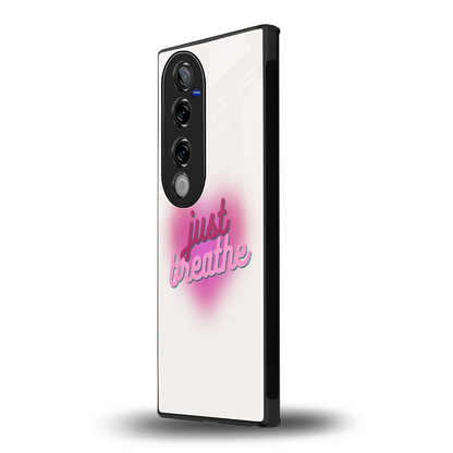 Just Breathe vivo v40 pro mobile cover | shockproof glass phone case