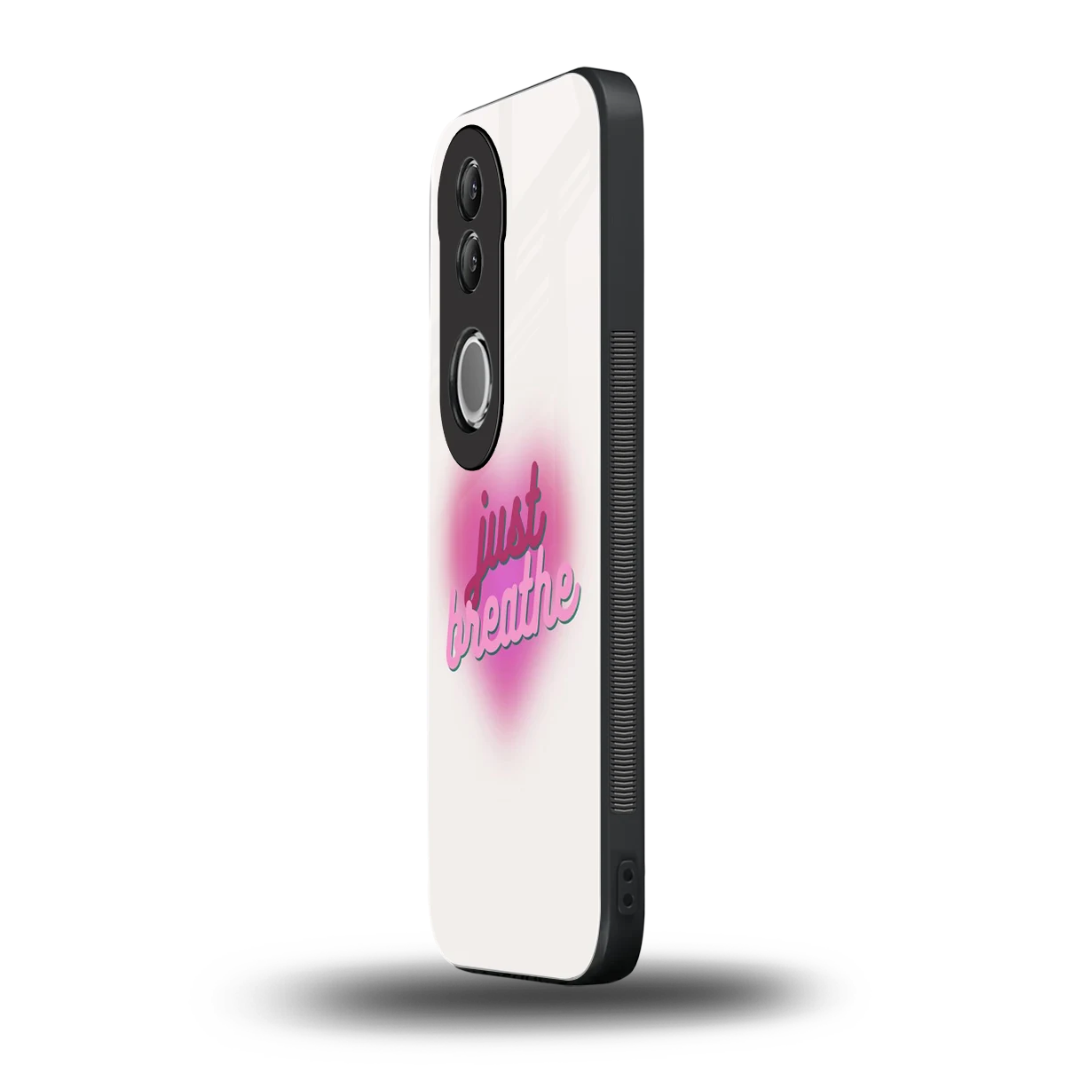 Just Breathe vivo v50 mobile cover | shockproof glass phone case