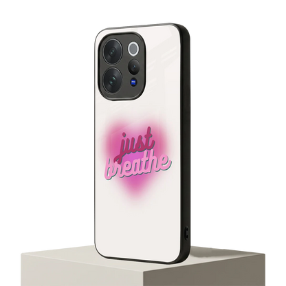 Just Breathe vivo v70 elite mobile cover | shockproof glass phone case