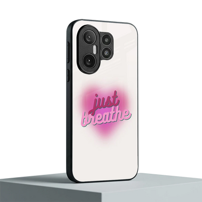 Just Breathe vivo x200 fe mobile cover | shockproof glass phone case