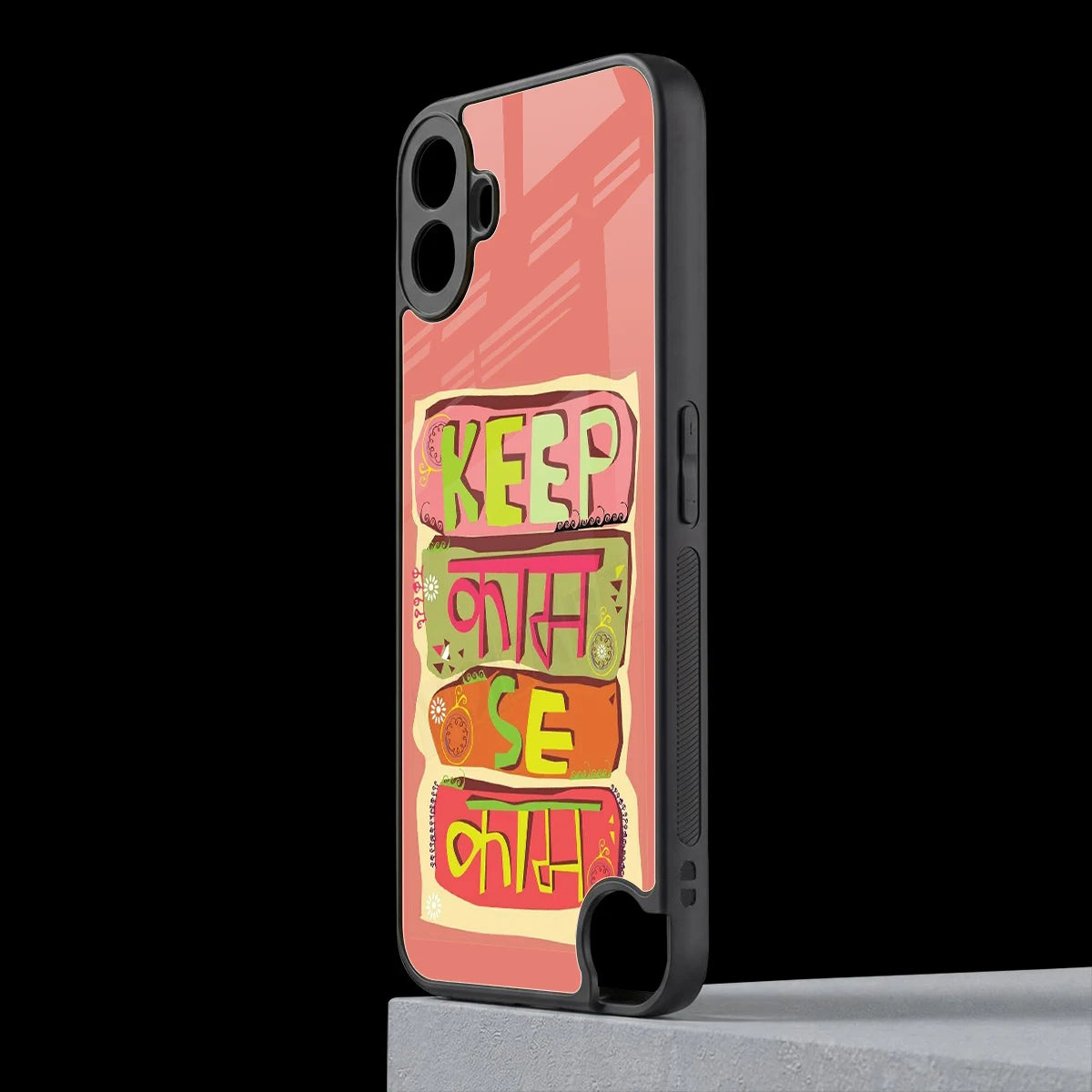 Kaam Se Kaam cmf nothing phone 1 mobile cover | shockproof glass phone case