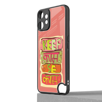 Kaam Se Kaam cmf nothing phone 2 pro mobile cover | shockproof glass phone case