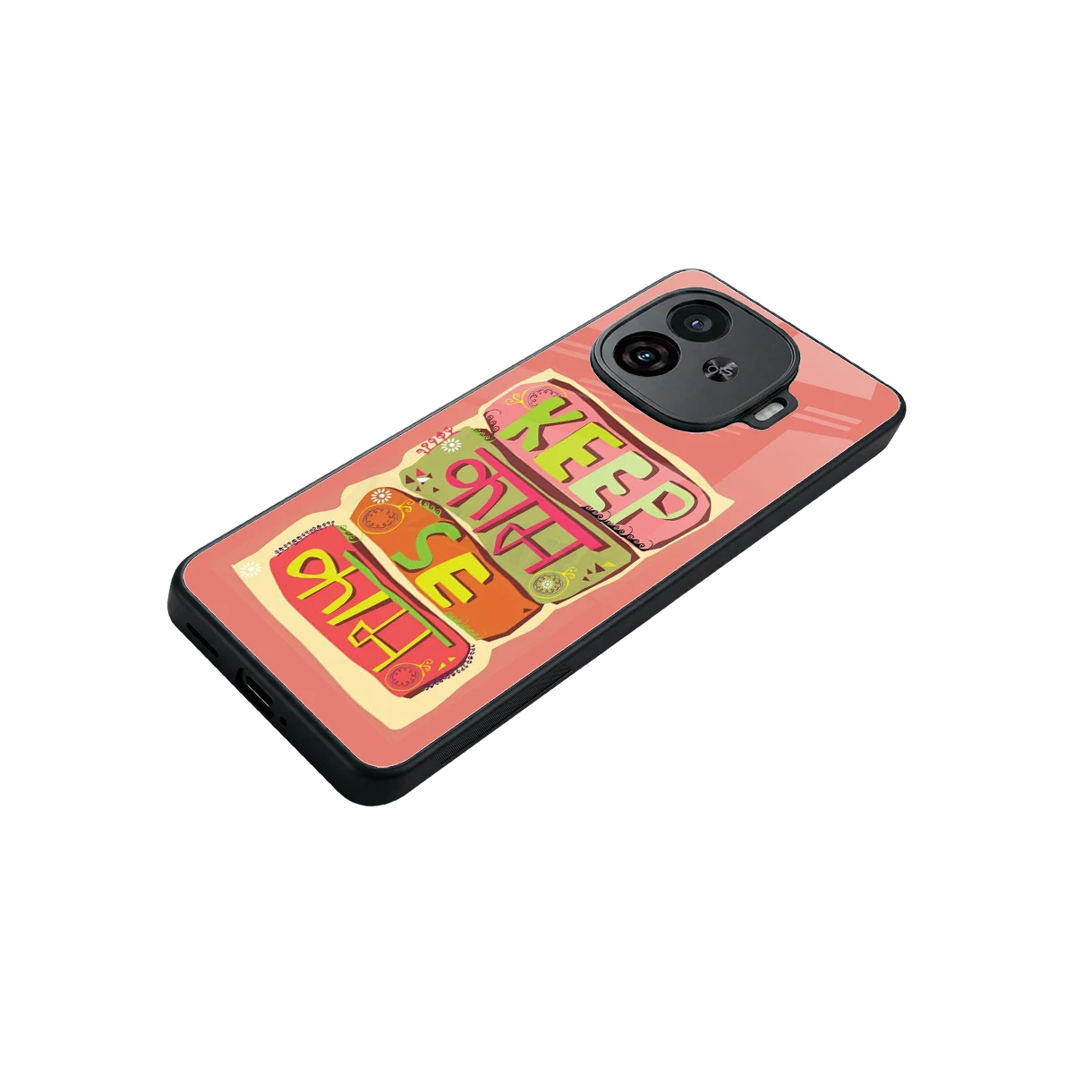 Kaam Se Kaam stylish phone case for iqoo neo 10r 5g | glossy glass and slim fit