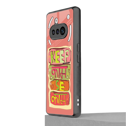 Kaam Se Kaam nothing phone 3a mobile cover | shockproof glass phone case