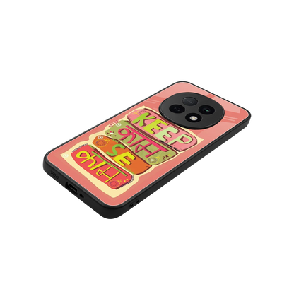 Kaam Se Kaam stylish phone case for oppo f29 pro 5g | glossy glass and slim fit