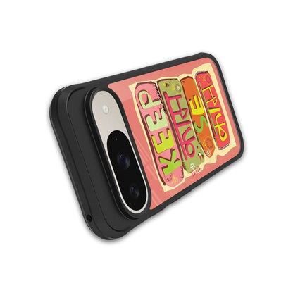 Kaam Se Kaam stylish phone case for google pixel 9 | glossy glass and slim fit