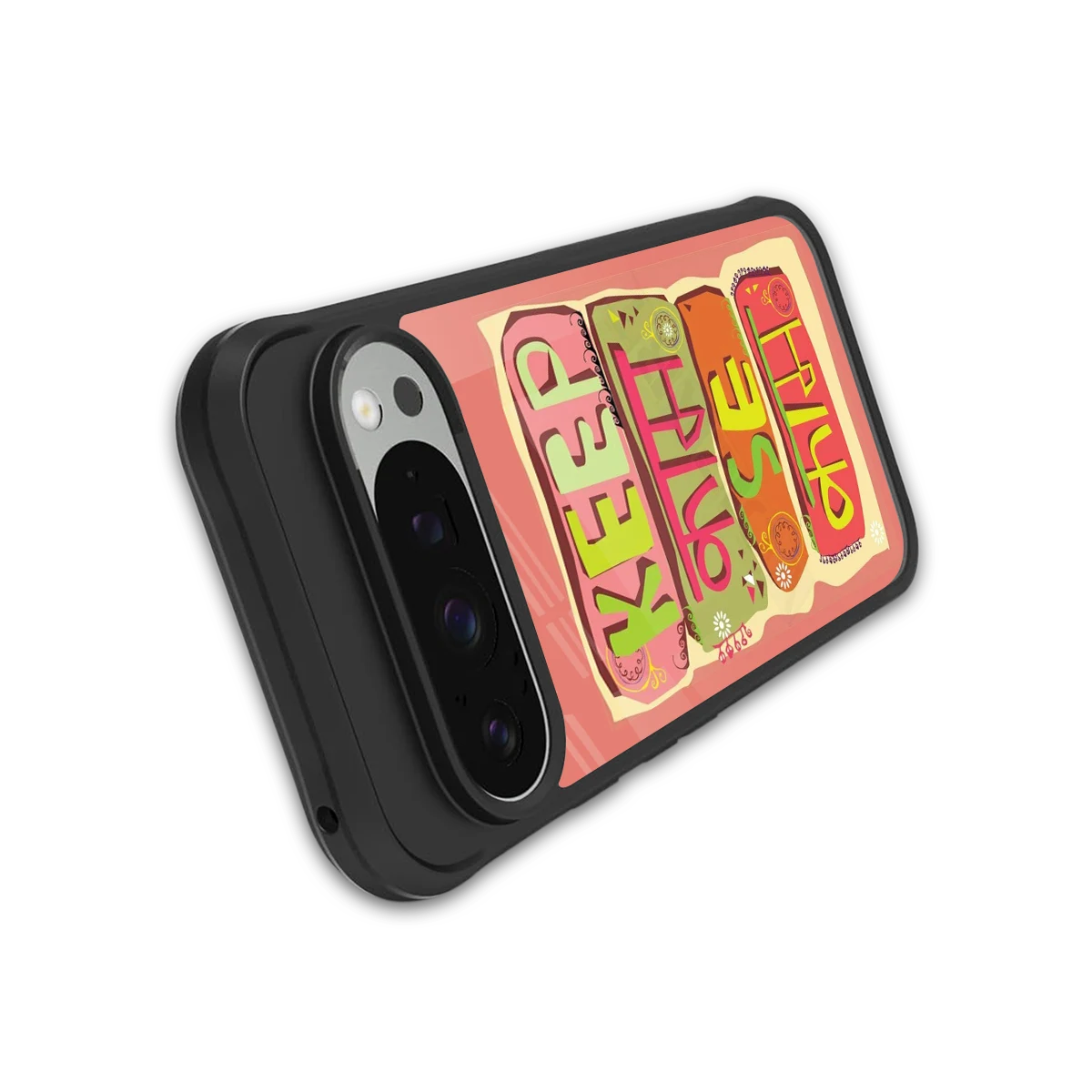 Kaam Se Kaam stylish phone case for google pixel 9 pro | glossy glass and slim fit