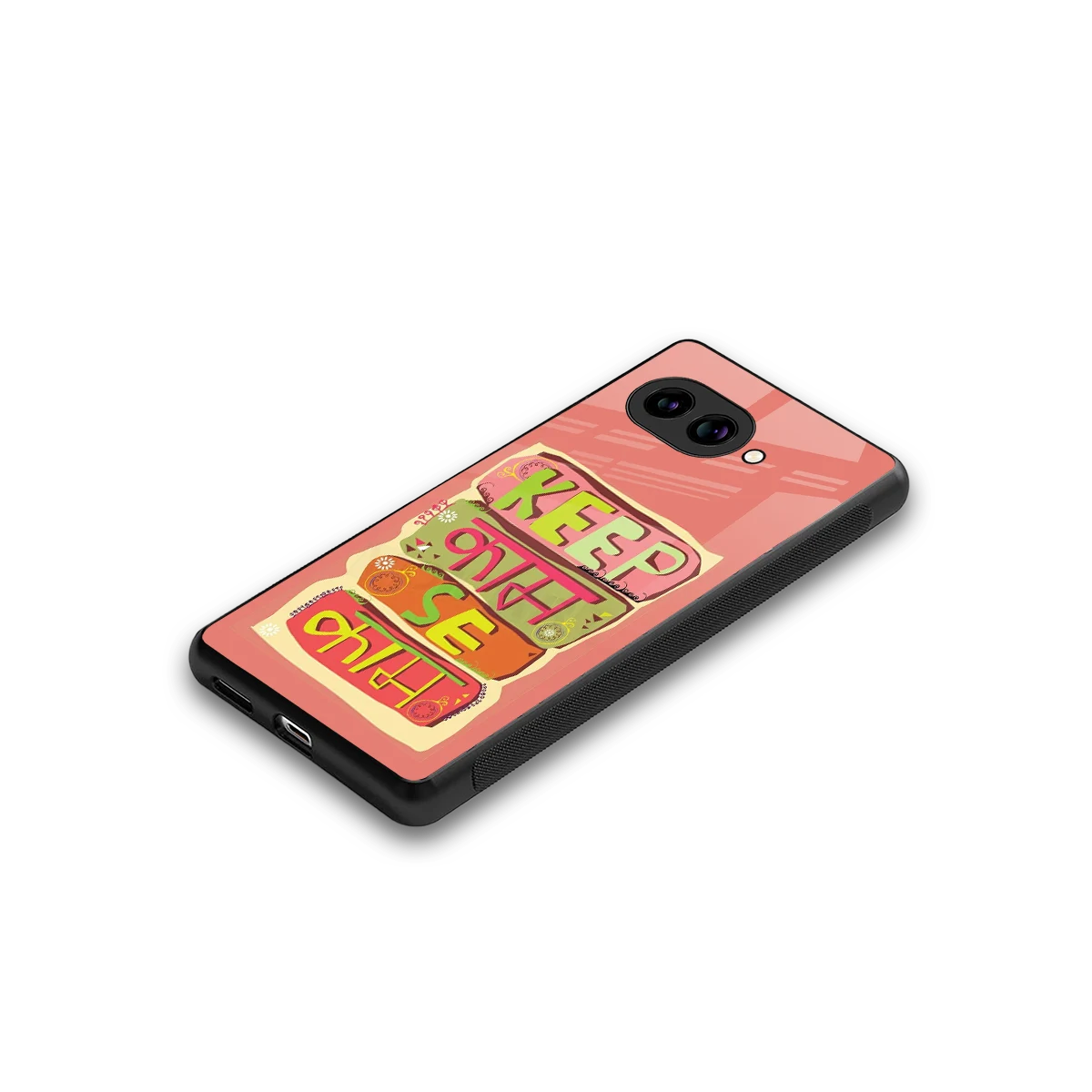 Kaam Se Kaam stylish phone case for google pixel 10a | glossy glass and slim fit