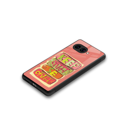 Kaam Se Kaam stylish phone case for google pixel 10a | glossy glass and slim fit