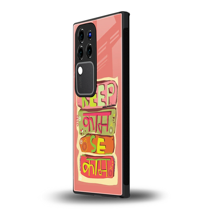 Kaam Se Kaamvivo v30 pro mobile cover | shockproof glass phone case