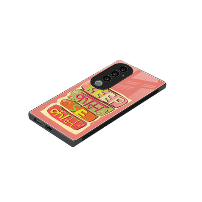 Kaam Se Kaam stylish phone case for vivo v40 pro | glossy glass and slim fit
