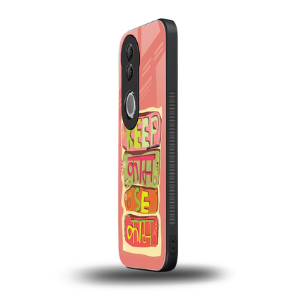 Kaam Se Kaam vivo v50 mobile cover | shockproof glass phone case