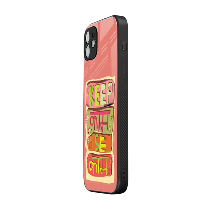 Kaam Se Kaam iphone 11 mobile cover | shockproof glass phone case