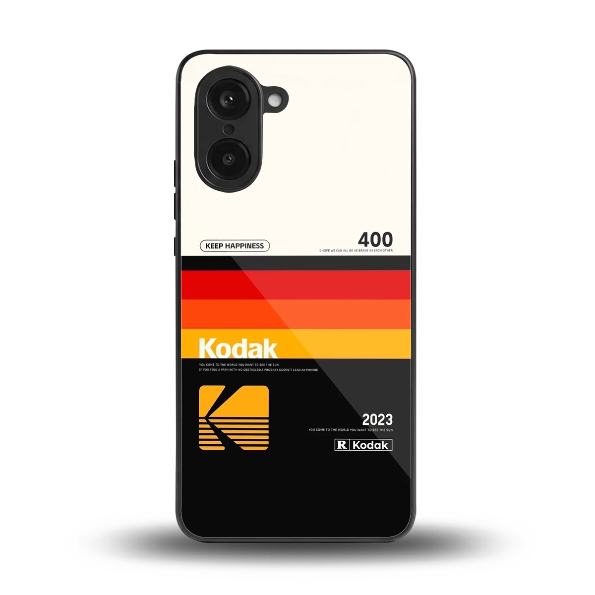 Keep Happiness back phone cover | glass case for oneplus nord ce5 5g