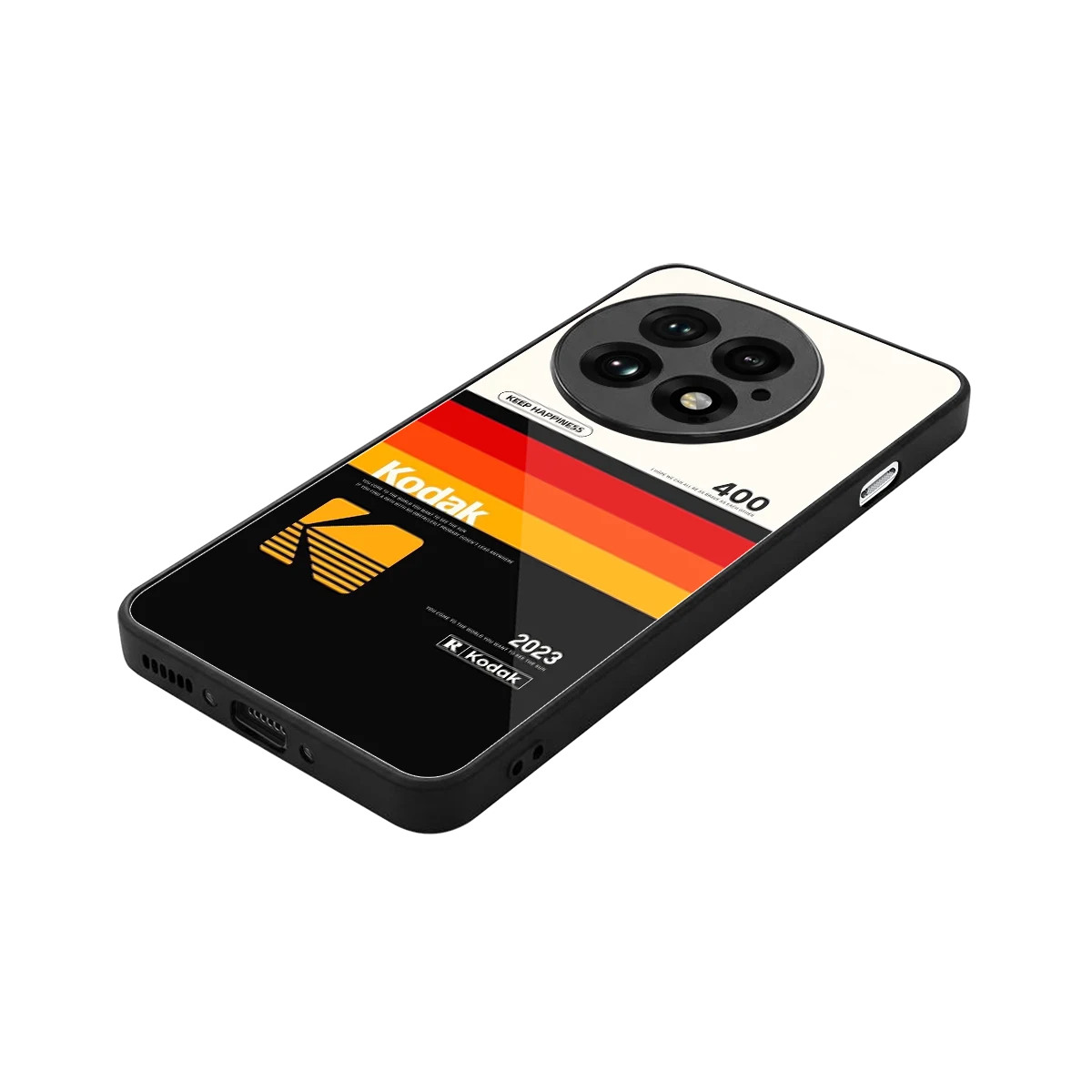 Keep Happiness stylish phone case for oneplus 13 | glossy glass and slim fit