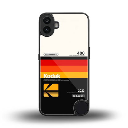 Keep Happiness back phone cover | glass case for cmf nothing phone 1
