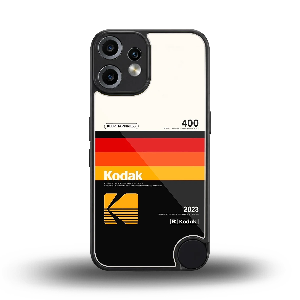Keep Happiness back phone cover | glass case for cmf nothing phone 2 pro