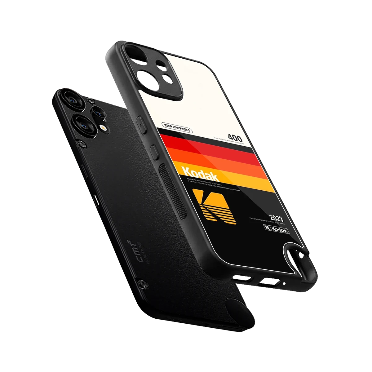 Keep Happiness sleek cmf nothing phone 2 pro cover with tempered glass back and TPU edges