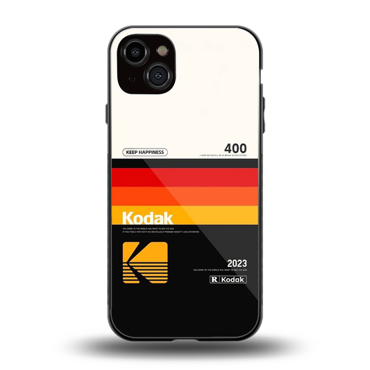 Keep Happiness back phone cover | glass case for iphone 14 plus