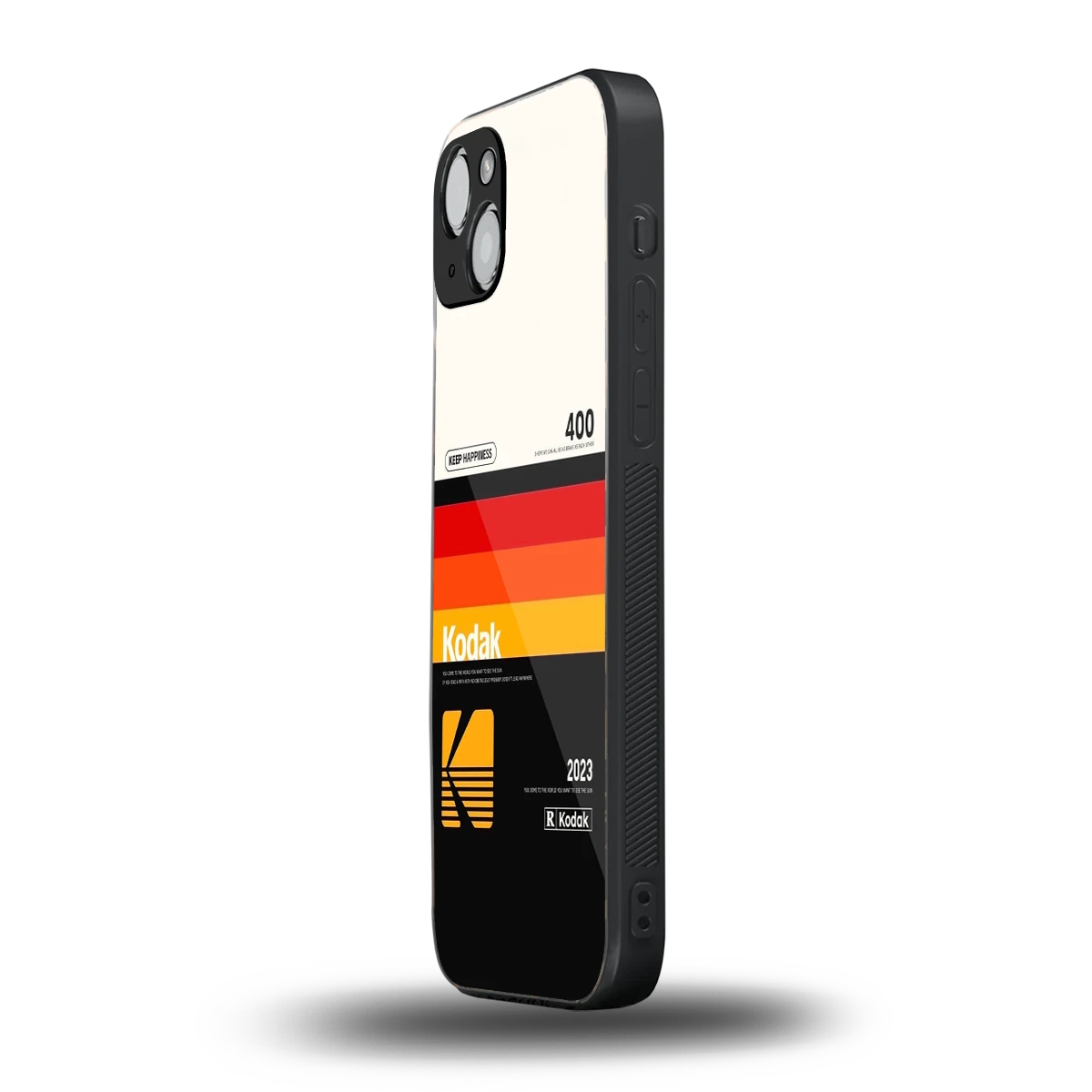 Keep Happiness iphone 15 mobile cover | shockproof glass phone case