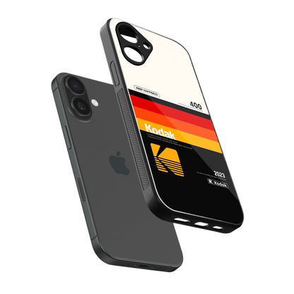 Keep Happiness sleek iPhone 16 cover with tempered glass back and TPU edges