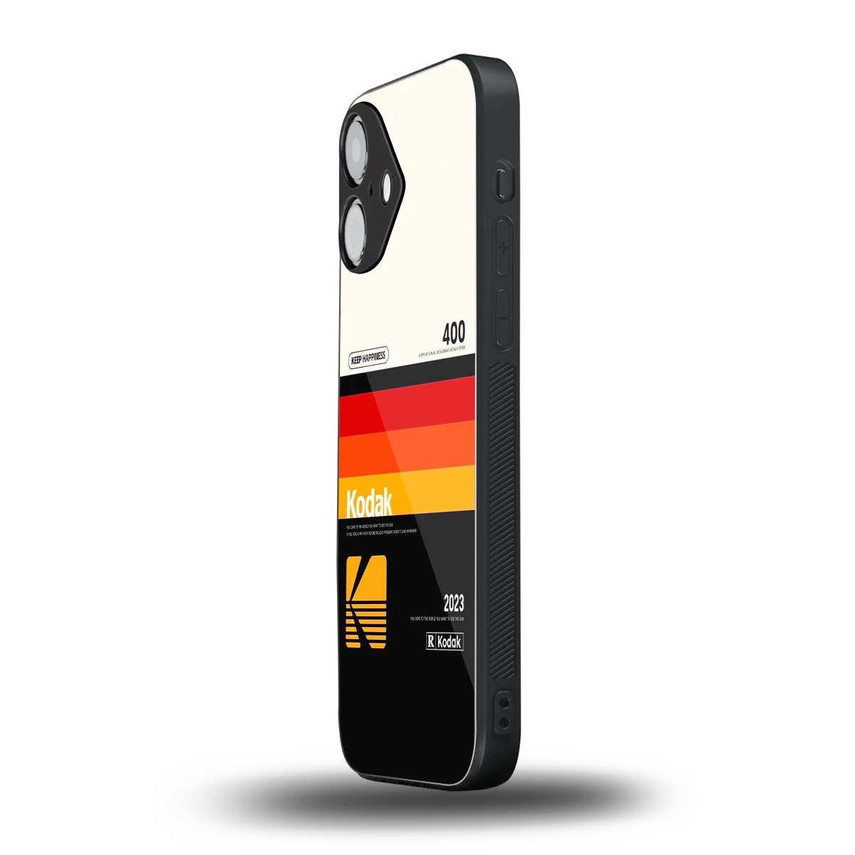 Keep Happiness iPhone 16 mobile cover | shockproof glass phone case