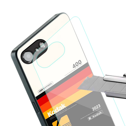 Keep Happiness stylish phone case for iphone 16e | glossy glass and slim fit