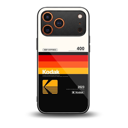 Keep Happiness back phone cover | glass case for iphone 17 pro