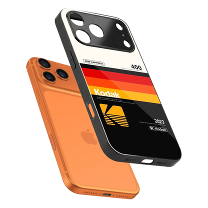 Keep Happiness sleek iphone 17 pro cover with tempered glass back and TPU edges