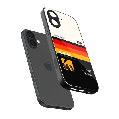 Keep Happiness sleek iphone 17 cover with tempered glass back and TPU edges