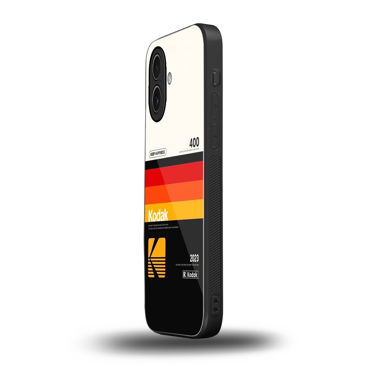 Keep Happiness iphone 17 mobile cover | shockproof glass phone case