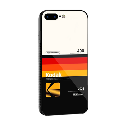 Keep Happiness sleek iphone 8 plus cover with tempered glass back and TPU edges