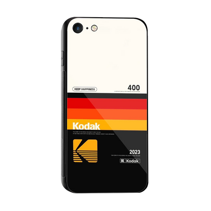Keep Happiness sleek iphone 7 cover with tempered glass back and TPU edges
