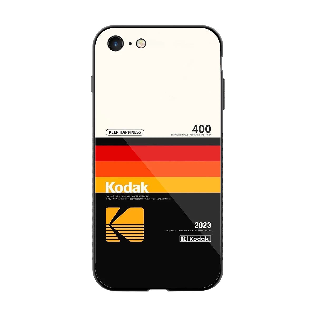 Keep Happiness back phone cover | glass case for iphone 7