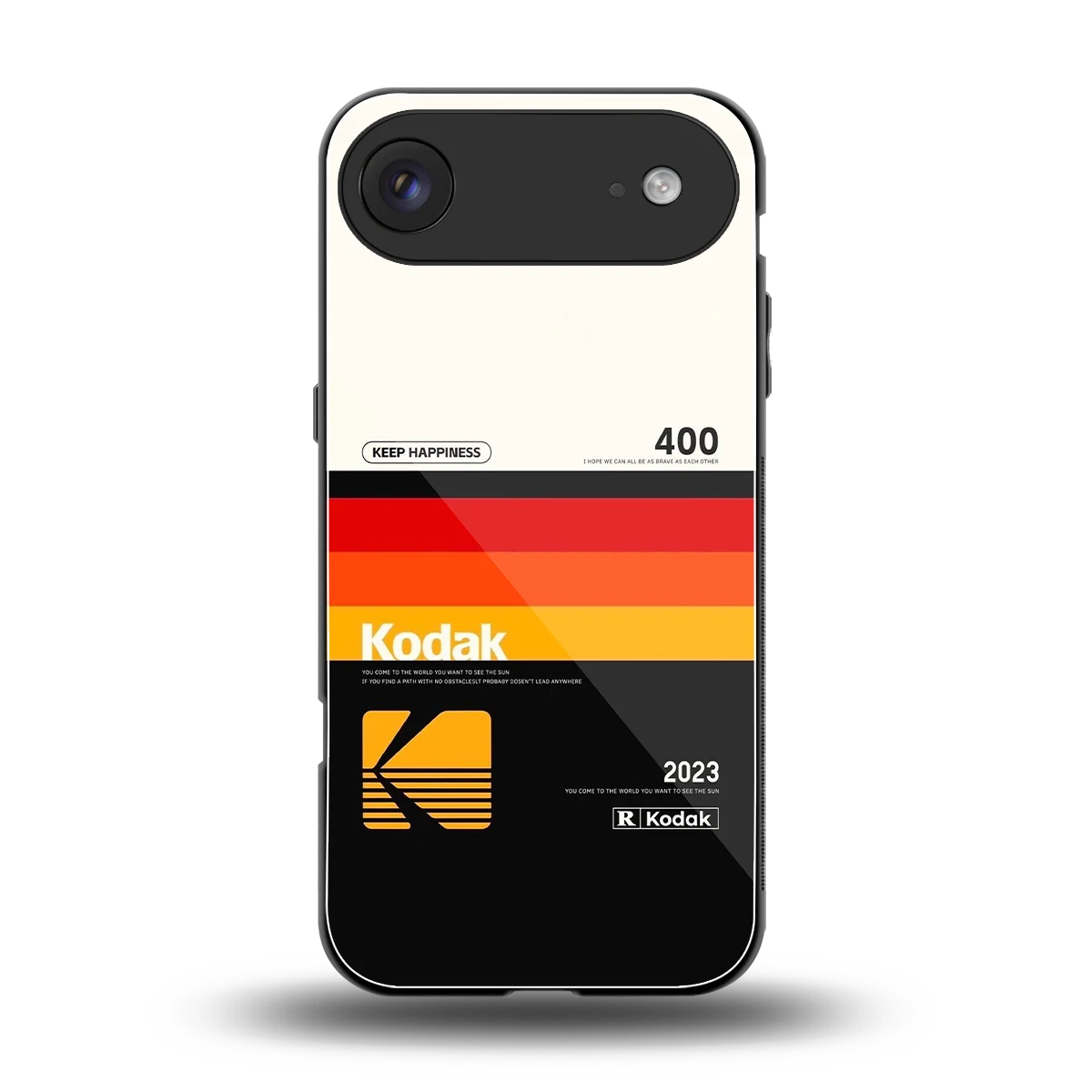 Keep Happiness back phone cover | glass case for iphone air