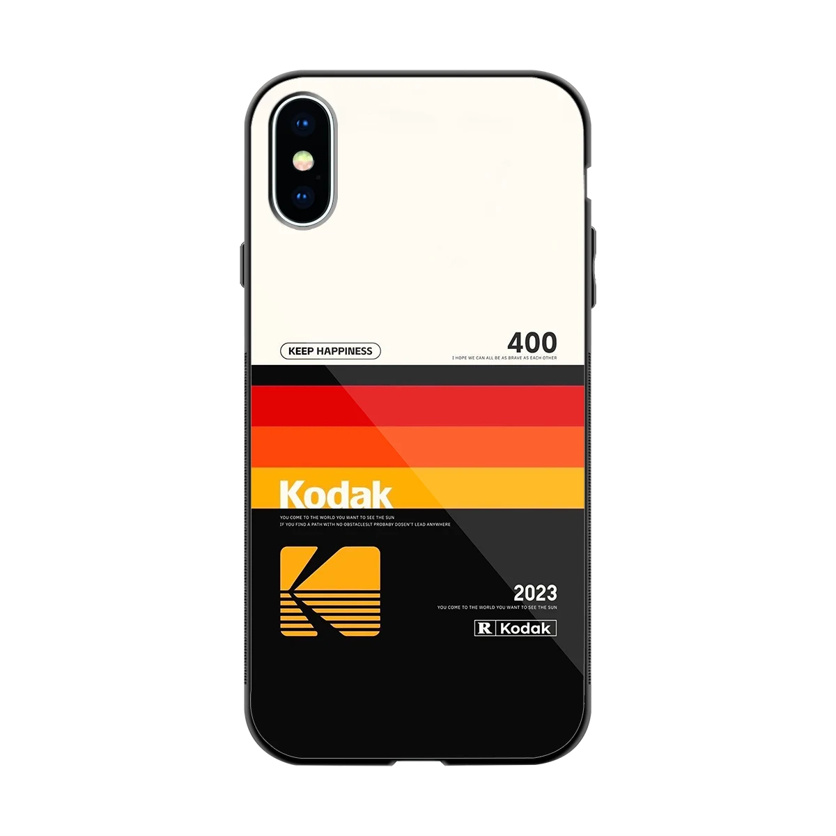 Keep Happiness back phone cover | glass case for iphone x