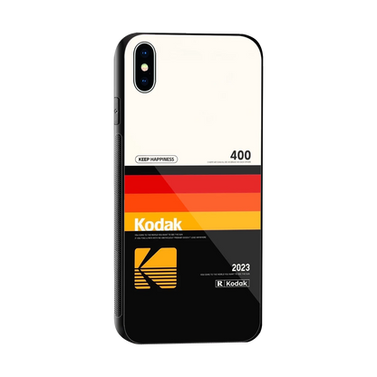 Keep Happiness sleek iphone xs max cover with tempered glass back and TPU edges