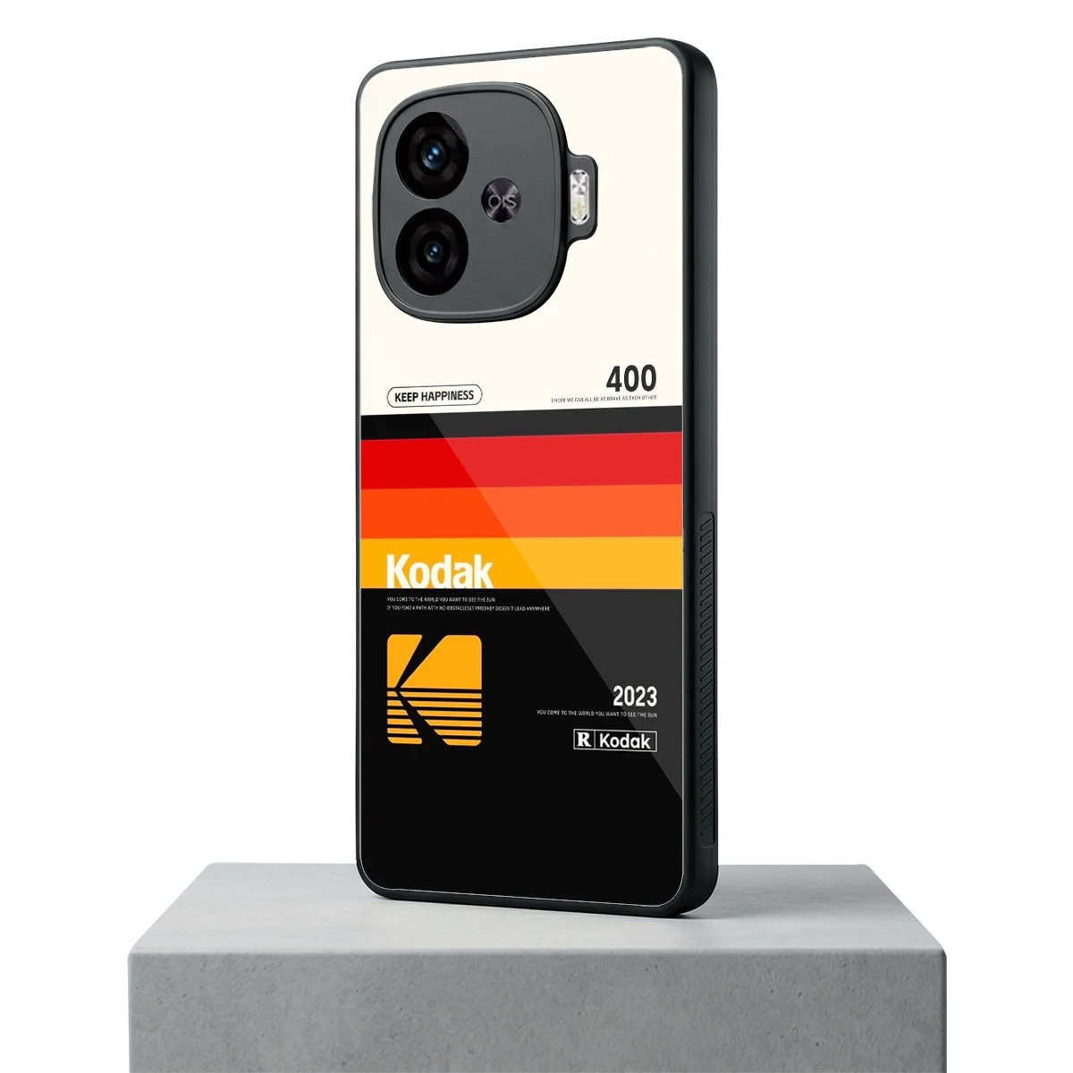 Keep Happiness iqoo neo 10r 5g mobile cover | shockproof glass phone case
