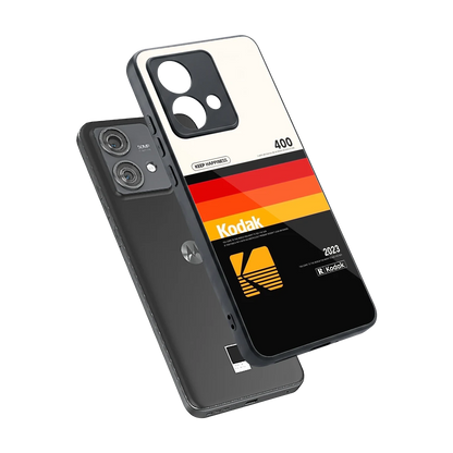 Keep Happiness sleek motorola edge 40 neo 5g cover with tempered glass back and TPU edges