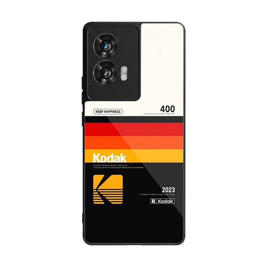 Keep Happiness back phone cover | glass case for motorola edge 50 fusion