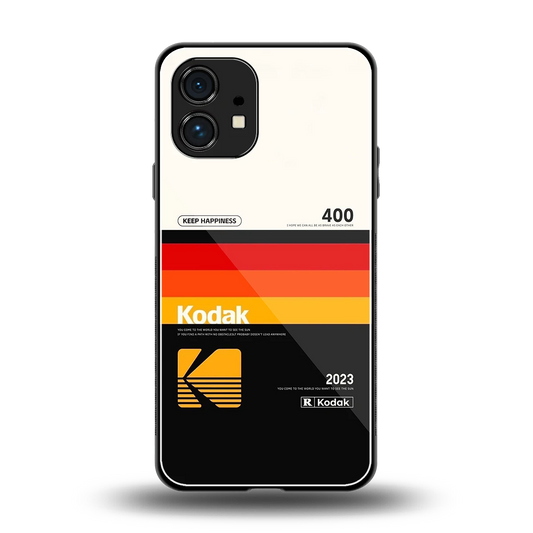 Keep Happiness back phone cover | glass case for nothing phone 1