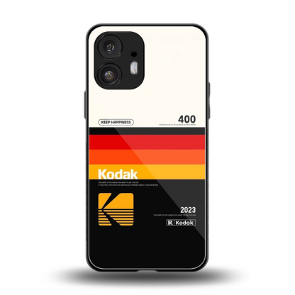Keep Happiness back phone cover | glass case for nothing phone 2